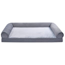 AMAZON BASICS LIVING ROOM COUCH DOG BED FOAM WASHABLE 44" X 35") - GRAY - Like New