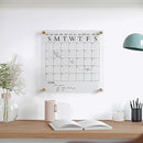 Martha Stewart Grayson Acrylic Dry Erase Wall Calendar 14" Square - Like New