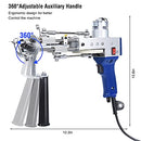 VEHIPA TUFTING GUN CUT PILE AND LOOP PILE 2 IN 1 ELECTRIC RUG GUN MACHINE BLUE - Like New