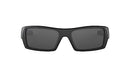 OAKLEY MEN'S OO9014 GASCAN RECTANGULAR SUNGLASSES SI MATTE BLACK -SIZE 60mm - Like New