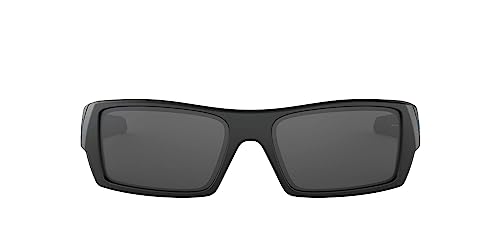 OAKLEY MEN'S OO9014 GASCAN RECTANGULAR SUNGLASSES SI MATTE BLACK -SIZE 60mm - Like New