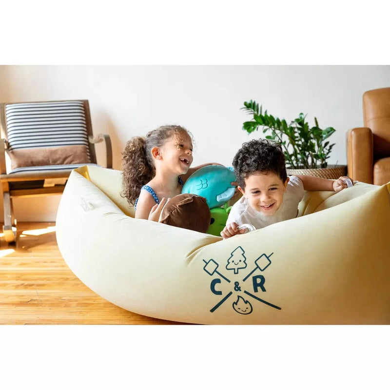 CHUCKLE AND ROAR CHUCKLE & ROAR COZY LOUNGER - TAN - Like New