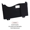 UNIVERSAL GRANDE CENTRAL FILING SYSTEM SEVEN POCKET WALL MOUNT PLASTIC - BLACK - Like New