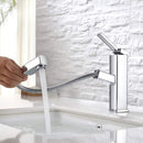 KAIYING BATHROOM SINK FAUCET WITH PULL OUT SPRAYER H3400-P - CHROME - Like New