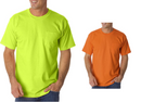 BA1725 Bayside Apparel Mens Pocket Tee New