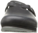 BIRKENSTOCK LEATHER BOSTON CANBERRA CLOGS - SIZE: MEN 11 - BLACK - Like New