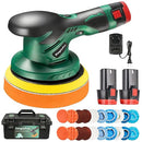 DMGIC PRO CORDLESS CAR BUFFER POLISHER - GREEN/BLACK/YELLOW - Like New