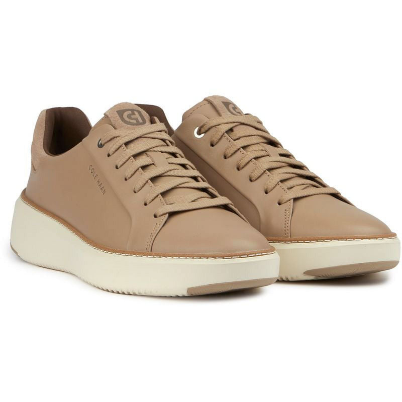 COLE HAAN GRANDPRO TOPSPIN SNEAKERS - SIZE: MEN 9.5 - LIGHT BEIGE - Like New