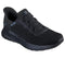 200254 Skechers MEN HANDS FREE SLIP INS SQUAD CHAOS STIVIG SIZE 8 BLACK - Brand New