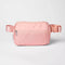 ALL IN MOTION™ PREMIUM BELT BAG BLUSH WATER-RESISTANT KNIT FANNY PACK - BLUSH - Brand New