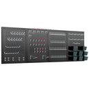 True & Tidy 128pc Pegboard Wall Organizer Set 4pcs 24"x16" Panels - Black - Like New