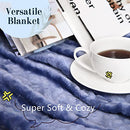 AwsumPick King Fleece Blanket Super Soft Flannel Cozy Lightweight Breathable - Like New