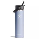 HYDRO FLASK 24OZ WIDE MOUTH FLEX STRAW BOTTLE - SURF - Like New