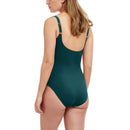 PROFILE BY GOTTEX WOMENS LINE UP D-CUP SQUARE NECK ONE PIECE SIZE 6D - GREEN - Brand New