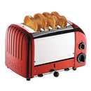 D4VMHA HAND BUILT APPLE CANDY RED DUALIT CLASSIC 4 SLICE NEWGEN TOASTER - Like New