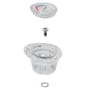 MOEN CHATEAU LAVATORY REPLACEMENT KNOB HANDLE KIT - CLEAR - Like New