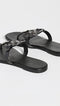 90852 Tory Burch Women's Miller Soft Sandals Perfect Black Size 8.5 Like New