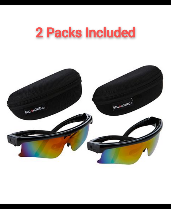 Tac Glasses 2.0 Tac HD+ Polarized Sports Outdoor Sunglasses 697329 2 Packs Like New