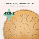 Panda Drum Pro (Sandstone) | Steel Tongue Drum 15 Inch - Brand New