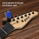 LyxPro 39" Electric Guitar Kit w/20W Amp & Electric Guitar Accessories - BLUE - Like New