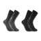 SC9602M CARHARTT  MEN'S WOOL SYNTHETIC CREW SOCKS 2 PACK SIZE MEN L - BLACK - Like New