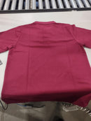POLO AVENUE POLO SHIRT - SIZE: MEN L - BURGUNDY - Brand New