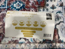 KATHY IRELAND HOME FANNEL PRINTED AREA RUG 5FT BY 7FT - BLUE/WHITE/RED - Like New