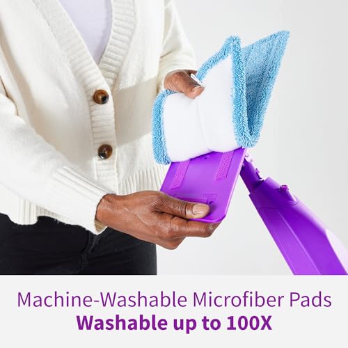 REJUVENATE CLICK N CLEAN MULTI SURFACE SPRAY MOP KIT CLEANS FLOORS PURPLE - Like New