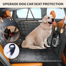 PROZAR Dog Car Seat Cover for Back Seat Hard Bottom Back Seat Extender - Orange - Like New