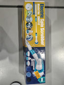 HATTYROOM ELECTRIC SPIN SCRUBBER EXTENSION ARM SIX SCRUBBING HEADS - WHITE/BLACK - Like New