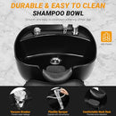 SEOGWISAM SHAMPOO BOWL AND CHAIR SET - BLACK - Like New