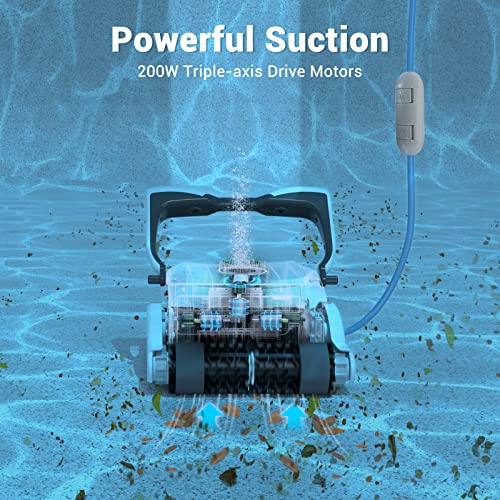 AIPER ORCA 2000 Professional Robotic Pool Cleaner Remote Control - Gray/White - Like New
