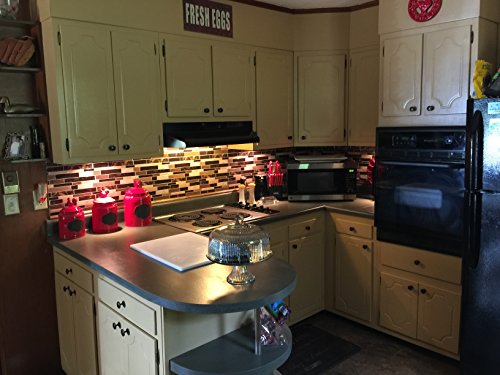 Art3d 6-Pack Peel and Stick Vinyl Sticker Kitchen Backsplash Tiles - Brand New