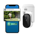 ARLO ESSENTIAL PAN TILT ZOOM 2K SECURITY CAMERA PLUG-IN VMC3083 - WHITE - Like New