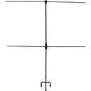 SME Double Paper Target Stand Adjustable Steel 5/16" Target Stand 8 Metal Tips - Brand New