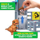 Tile Town Jurassic World Gate Escape Magnetic Tiles Set, 84 Pieces - Like New