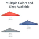 SUNNYDAZE 10X10 CANOPY REPLACEMENT TOP HEAVY-DUTY PU-COATED 150D OXFORD FABRIC - Like New