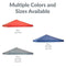 SUNNYDAZE 10X10 CANOPY REPLACEMENT TOP HEAVY-DUTY PU-COATED 150D OXFORD FABRIC - Like New