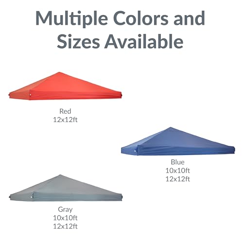 SUNNYDAZE 10X10 CANOPY REPLACEMENT TOP HEAVY-DUTY PU-COATED 150D OXFORD FABRIC - Like New