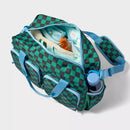 CAT & JACK KIDS' WEEKENDER DUFFEL BAG GREEN CHECKERED - GREEN CHECKERED - Brand New