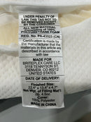 OSTEO CERVICAL MEMORY FOAM PILLOW 22.4" X 13.4" X4.7" - WHITE GRAY - Like New