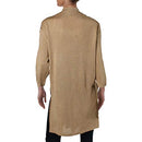 10704120 Anne Klein Women's Side Split Cardigan Sweater D18-GOLD L - Like New