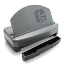 OFFICEMATE ELECTRIC 2-3 HOLE ADJUSTABLE ECO-PUNCH 90115 - BLACK/GRAY/GREEN - Like New