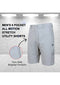 BLUE ROCK JUMP START MEN’S 6-POCKET ALL MOTION STRETCH SHORTS - SIZE: 36 - GRAY - Brand New