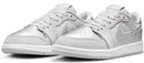 JORDAN RETRO LOW OG YOUTH 1Y - GRAY/SILVER - Like New