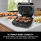Ninja Foodi Smart XL 6-in-1 Indoor Grill Air Fry Bake Broil FG551HBK - Black Like New