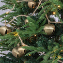 Creative Co-Op Metal Jingle Bell Garland, Gold Finish - Brand New