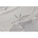 BAMBOO PREMIUM RAYON 100 PERCENT WATERPROOF MATTRESS PROTECTOR FULL - WHITE - Like New