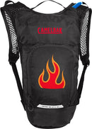 Camelbak Kids Mini Mule 50oz Hydration Backpack Black/Flames MTB Bike Like New