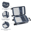 TRAVELPRO PLATINUM ELITE HARDSIDE CARRY-ON LUGGAGE, GRAY, 20-INCH - VINTAGE GRAY - Brand New